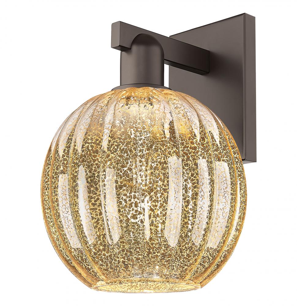 Preston Globe - 1 Light - 6 inch - Oil Rubbed Bronze - Sconce