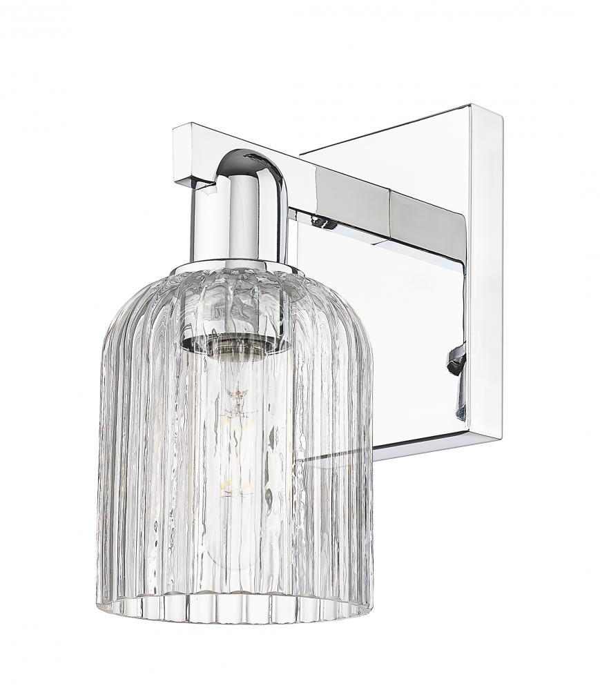 Bridal Veil - 1 Light - 6 inch - Polished Chrome - Sconce