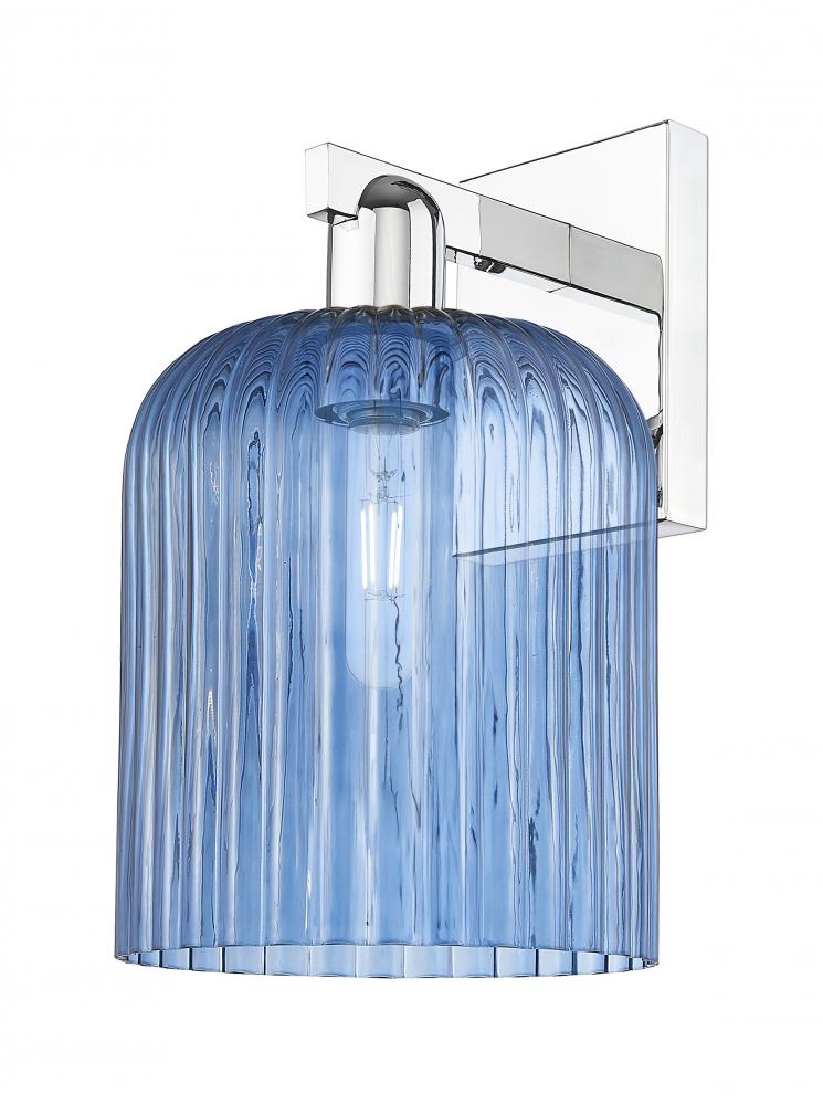 Bridal Veil - 1 Light - 8 inch - Polished Chrome - Sconce