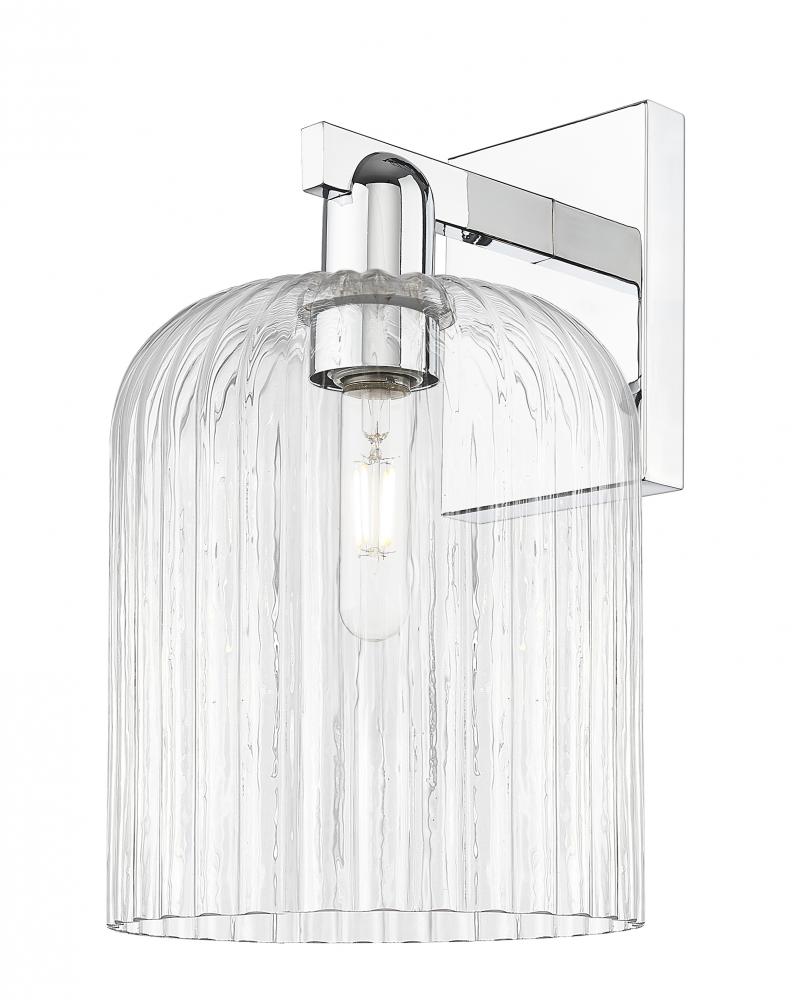 Bridal Veil - 1 Light - 8 inch - Polished Chrome - Sconce