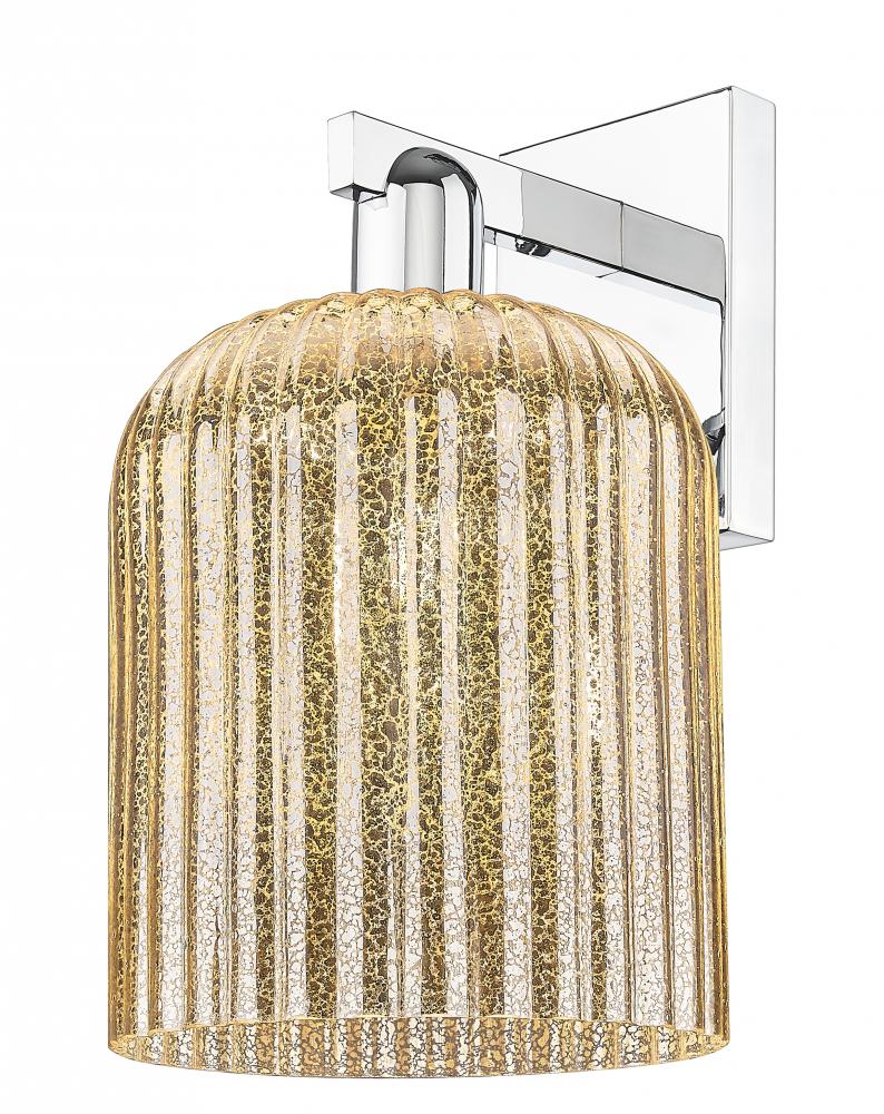 Bridal Veil - 1 Light - 8 inch - Polished Chrome - Sconce