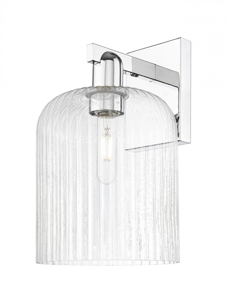 Bridal Veil - 1 Light - 8 inch - Polished Chrome - Sconce