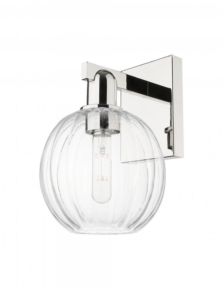 Preston Globe - 1 Light - 6 inch - Polished Nickel - Sconce