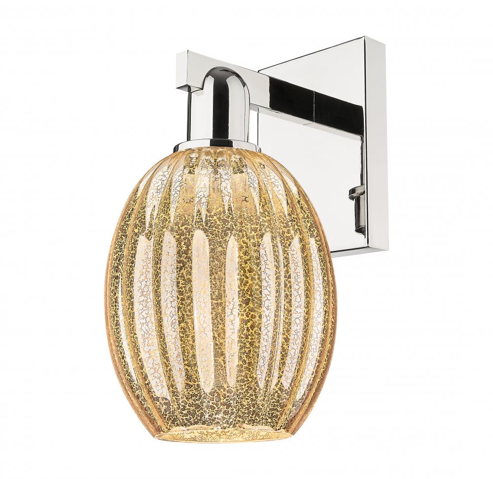 Preston Bulb - 1 Light - 6 inch - Polished Nickel - Sconce