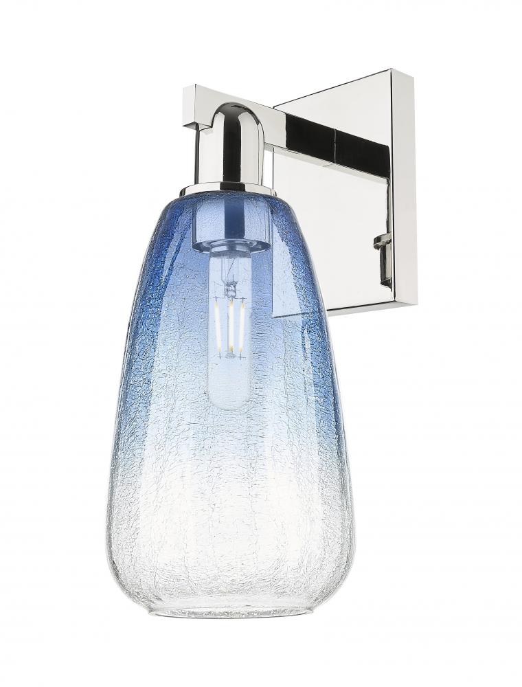 Brookhaven Almond - 1 Light - 6 inch - Polished Nickel - Sconce