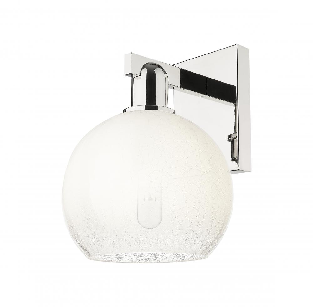 Brookhaven Globe - 1 Light - 6 inch - Polished Nickel - Sconce