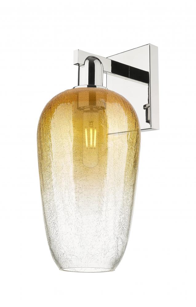 Brookhaven Flute - 1 Light - 6 inch - Polished Nickel - Sconce