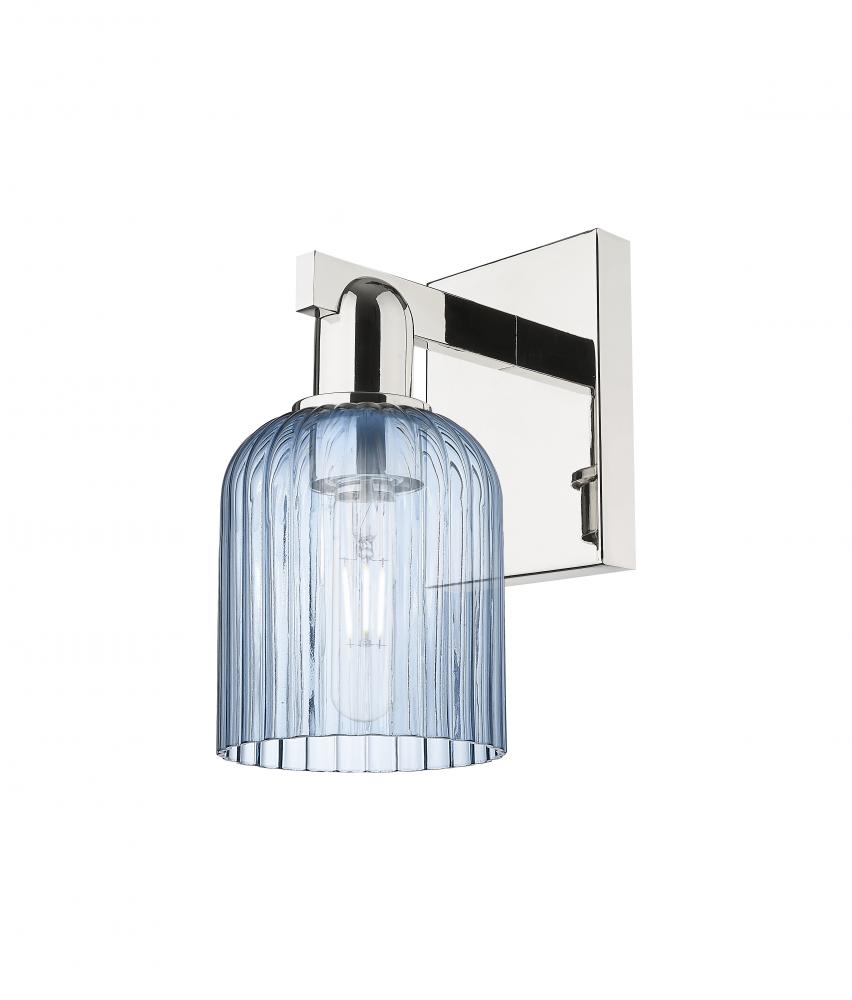 Bridal Veil - 1 Light - 6 inch - Polished Nickel - Sconce