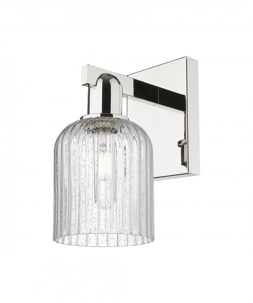 Bridal Veil - 1 Light - 6 inch - Polished Nickel - Sconce