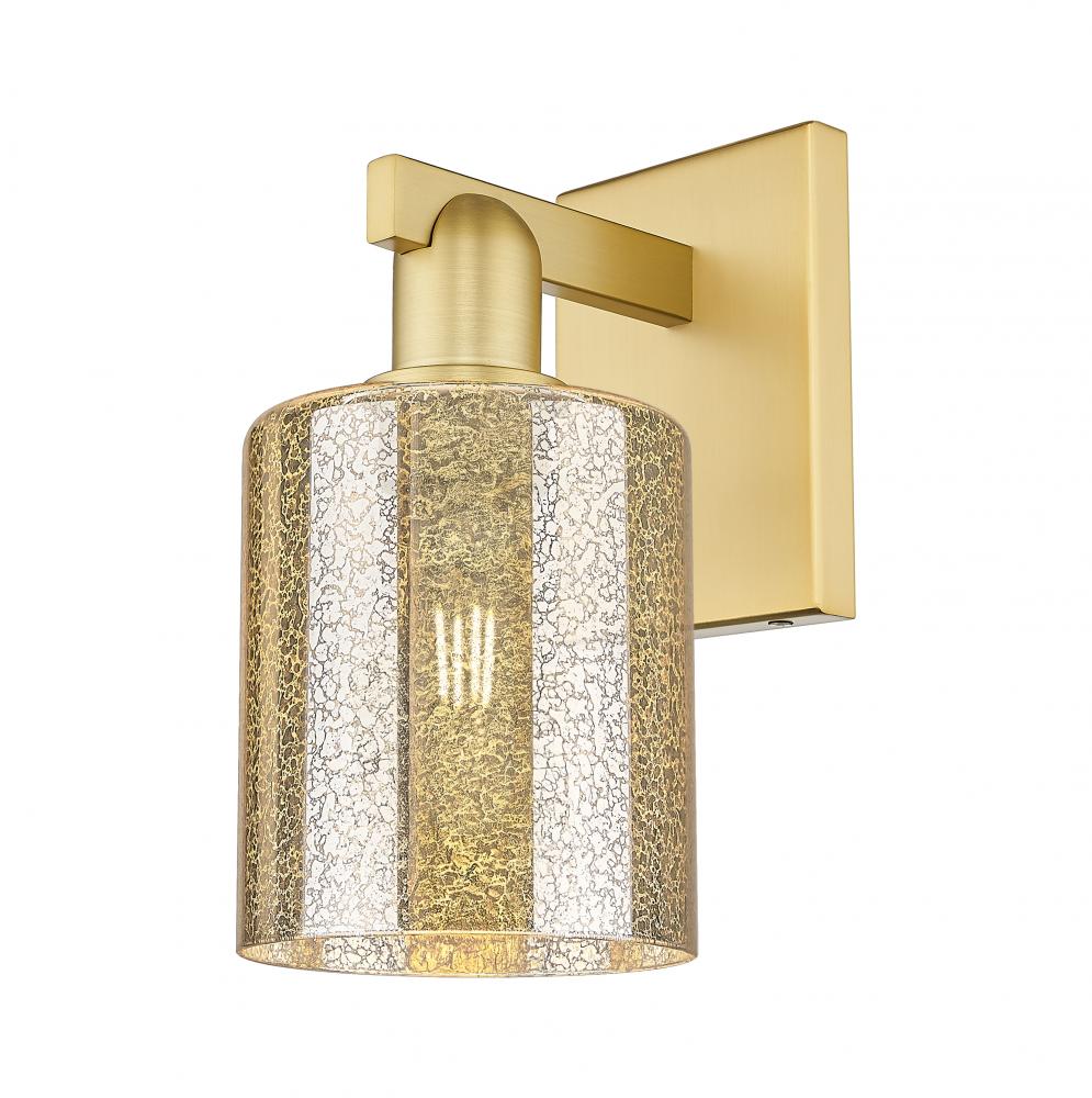 Cobbleskill - 1 Light - 5 inch - Satin Gold - Sconce