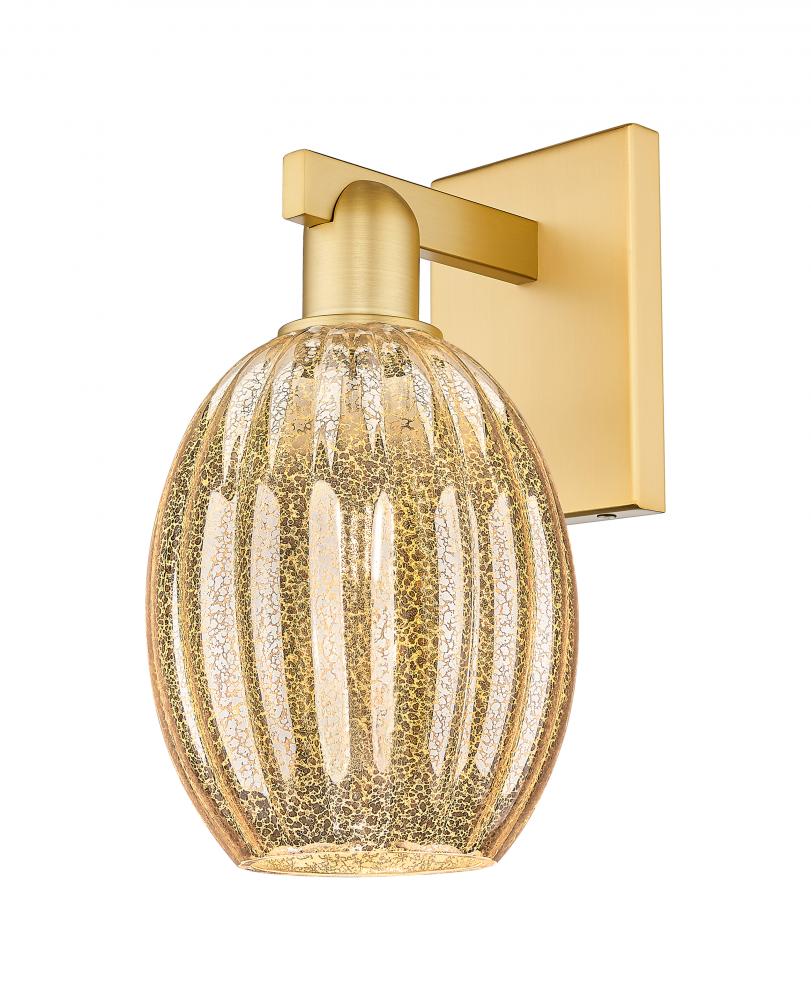 Preston Bulb - 1 Light - 6 inch - Satin Gold - Sconce