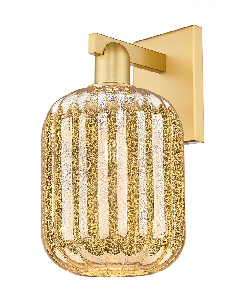 Preston Cylinder - 1 Light - 6 inch - Satin Gold - Sconce