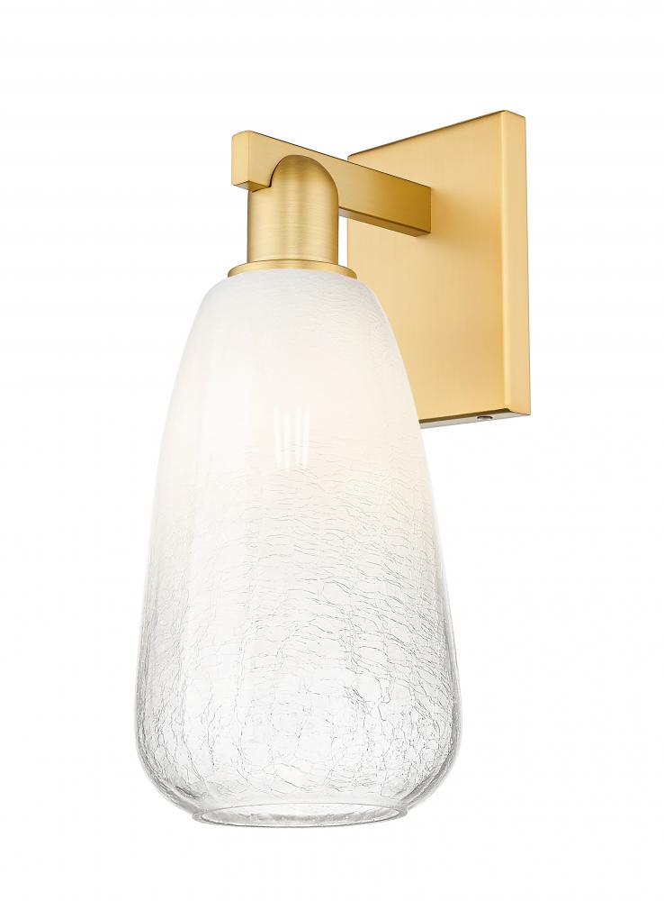 Brookhaven Almond - 1 Light - 6 inch - Satin Gold - Sconce