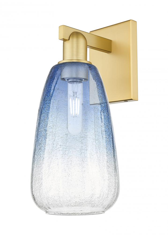 Brookhaven Almond - 1 Light - 6 inch - Satin Gold - Sconce