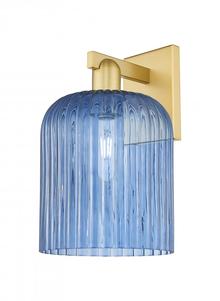 Bridal Veil - 1 Light - 8 inch - Satin Gold - Sconce