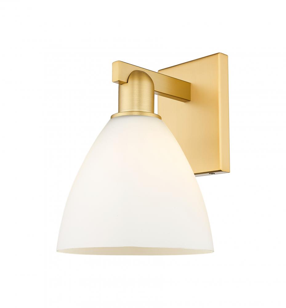 Bristol - 1 Light - 8 inch - Satin Gold - Sconce