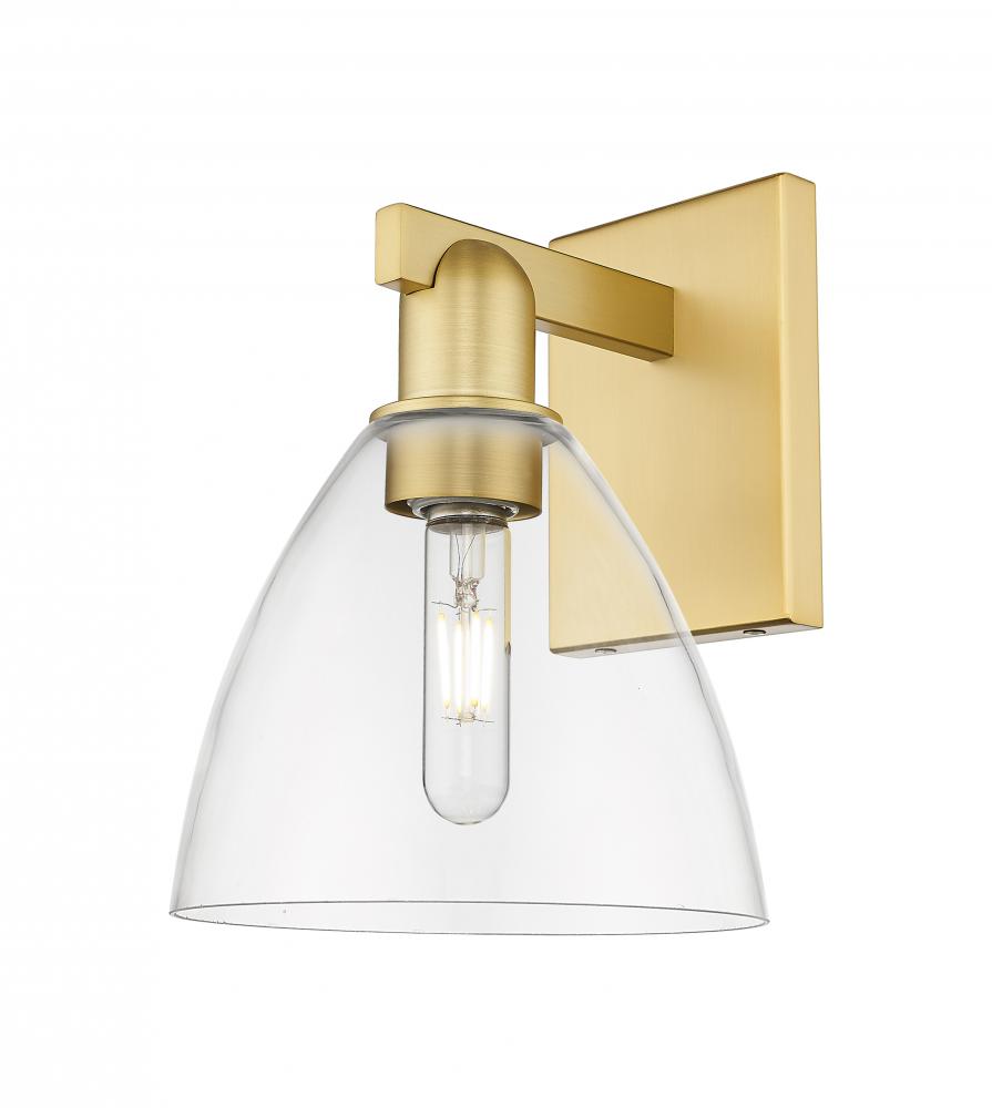 Bristol - 1 Light - 8 inch - Satin Gold - Sconce