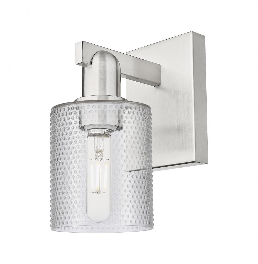 Cobbleskill - 1 Light - 5 inch - Brushed Satin Nickel - Sconce