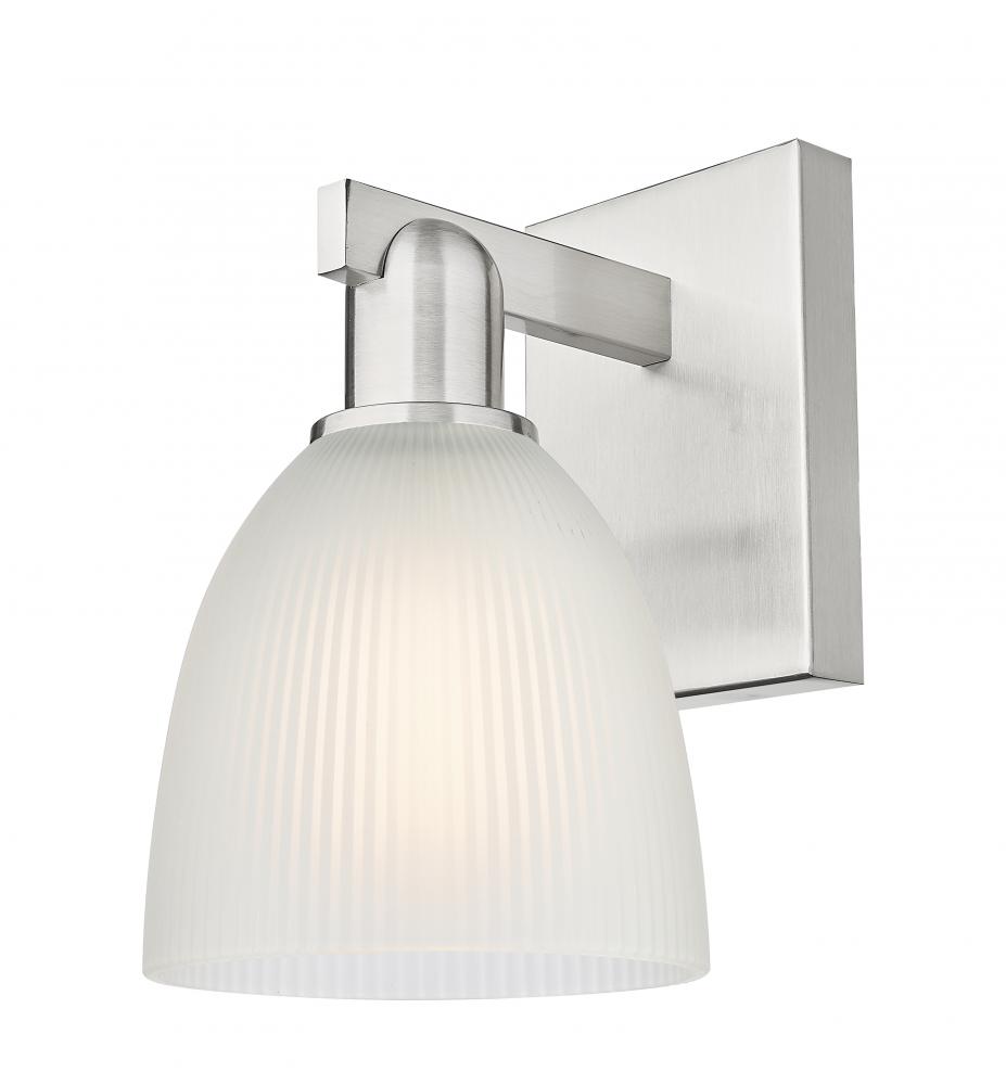 Castile - 1 Light - 6 inch - Brushed Satin Nickel - Sconce