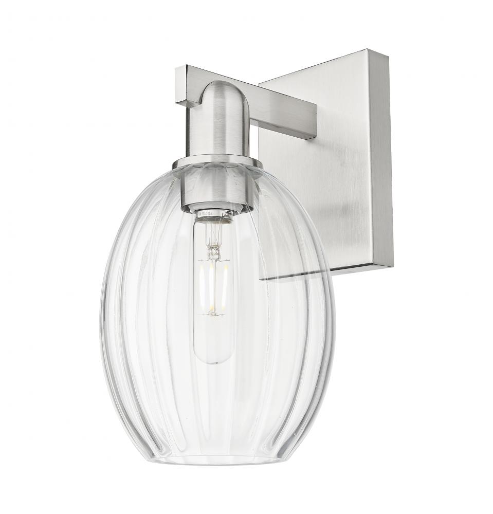 Preston Bulb - 1 Light - 6 inch - Brushed Satin Nickel - Sconce
