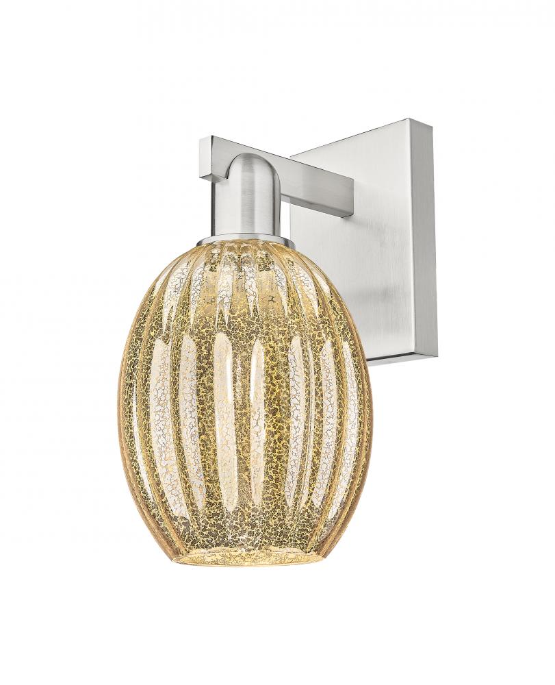 Preston Bulb - 1 Light - 6 inch - Brushed Satin Nickel - Sconce