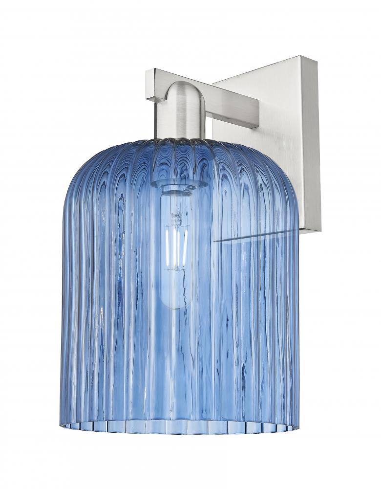 Bridal Veil - 1 Light - 8 inch - Brushed Satin Nickel - Sconce