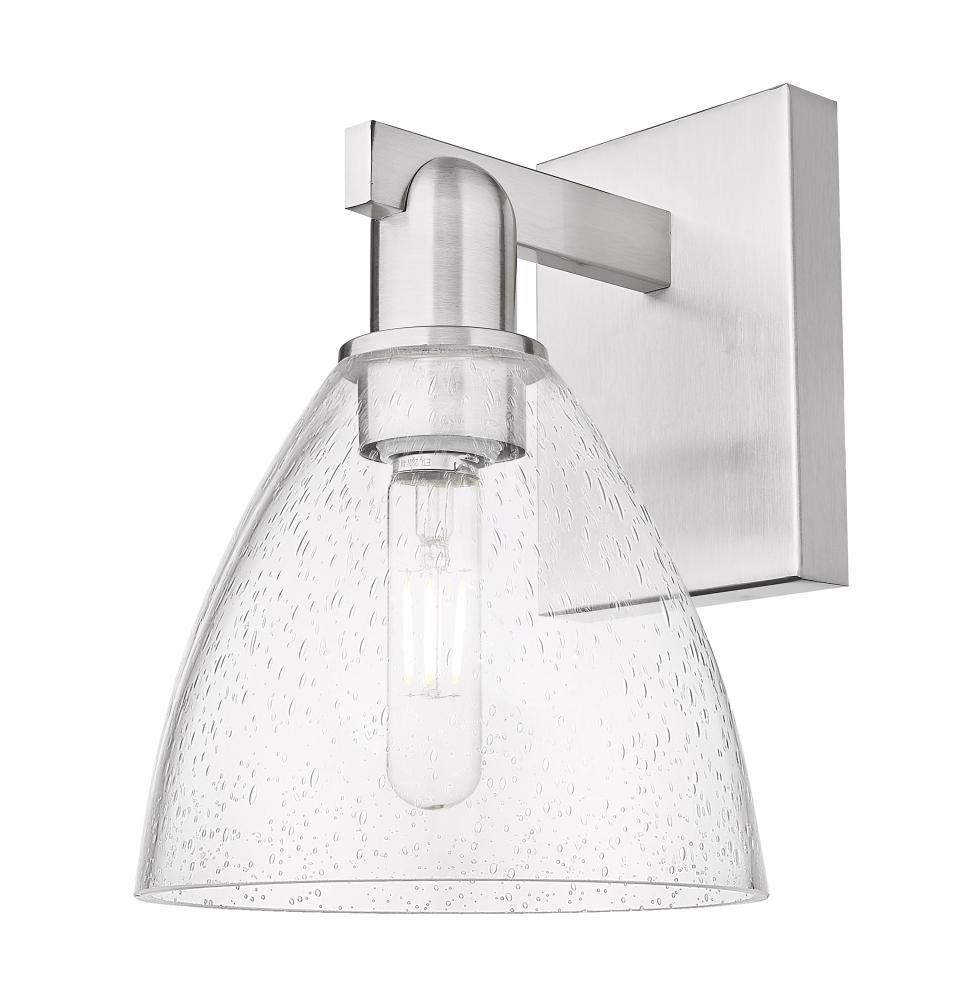 Bristol - 1 Light - 8 inch - Brushed Satin Nickel - Sconce