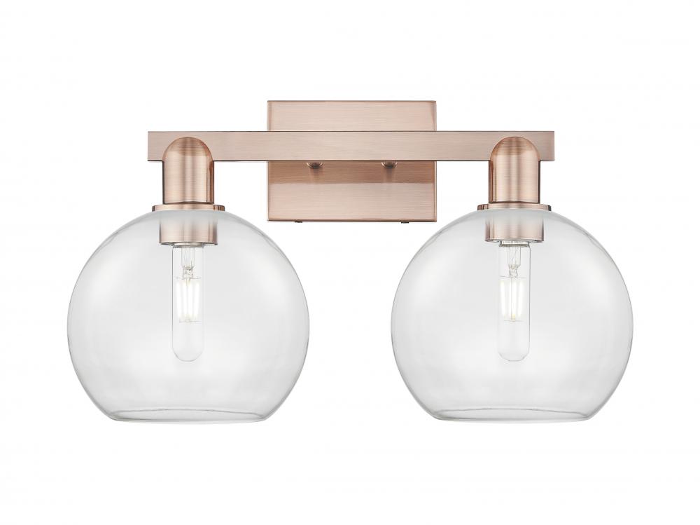 Athens - 2 Light - 19 inch - Antique Copper - Bath Vanity Light