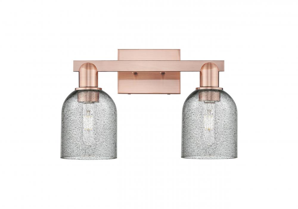 Caledonia - 2 Light - 16 inch - Antique Copper - Bath Vanity Light