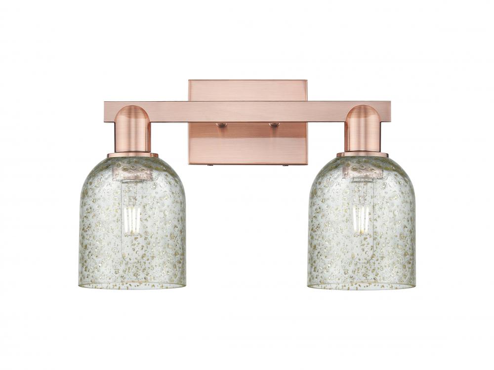 Caledonia - 2 Light - 16 inch - Antique Copper - Bath Vanity Light