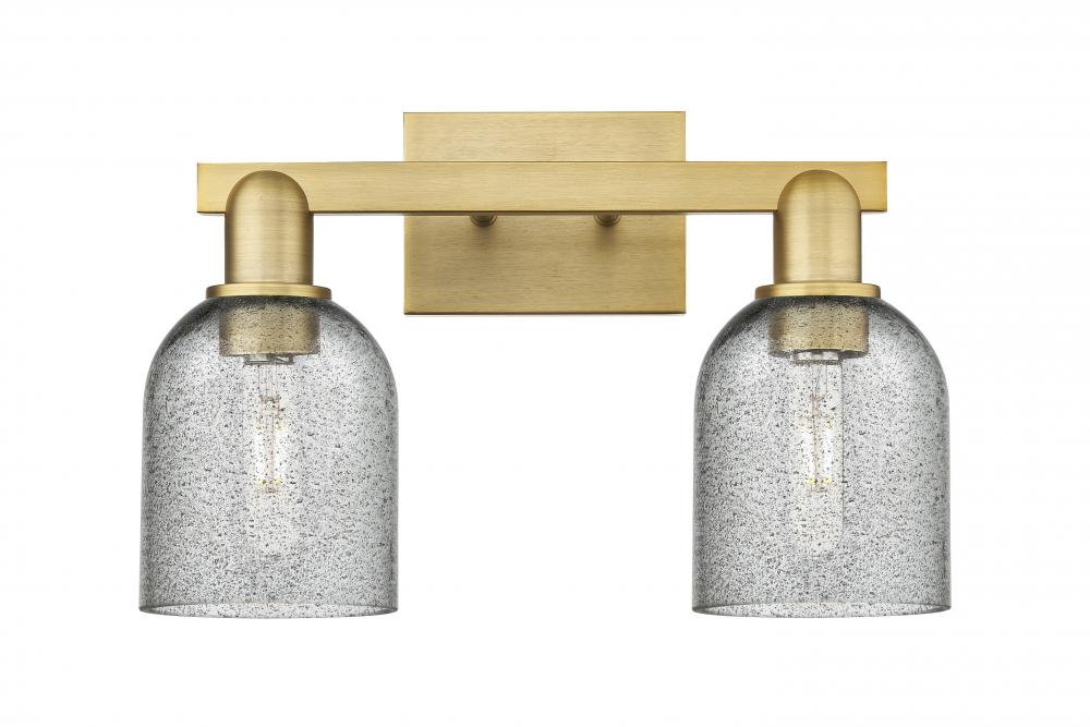 Caledonia - 2 Light - 16 inch - Brushed Brass - Bath Vanity Light
