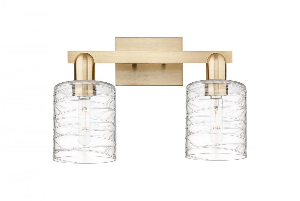 Cobbleskill - 2 Light - 16 inch - Champagne Bronze - Bath Vanity Light