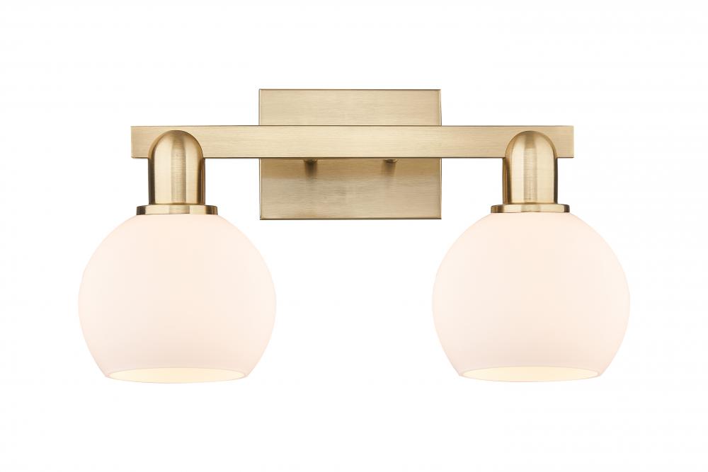 Athens - 2 Light - 17 inch - Champagne Bronze - Bath Vanity Light