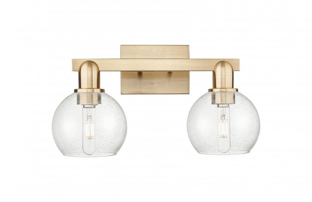 Athens - 2 Light - 17 inch - Champagne Bronze - Bath Vanity Light