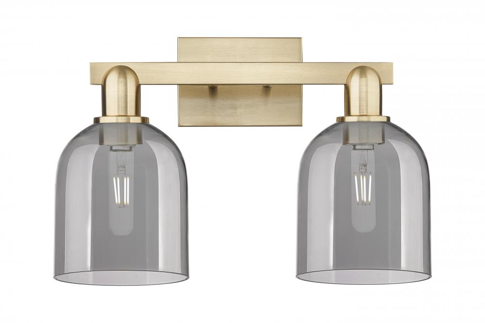 Bella - 2 Light - 17 inch - Champagne Bronze - Bath Vanity Light