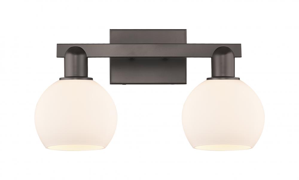 Athens - 2 Light - 17 inch - Oil Rubbed Bronze - Bath Vanity Light