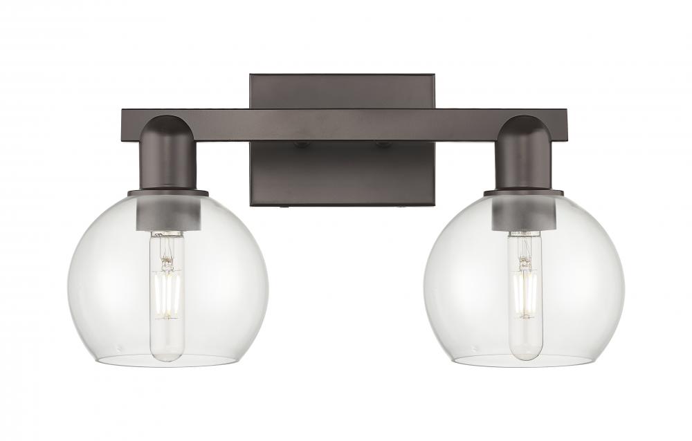 Athens - 2 Light - 17 inch - Oil Rubbed Bronze - Bath Vanity Light