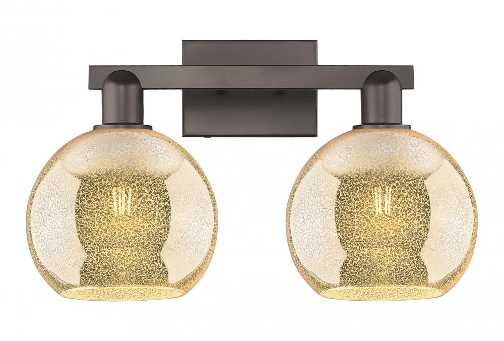 Athens - 2 Light - 19 inch - Oil Rubbed Bronze - Bath Vanity Light