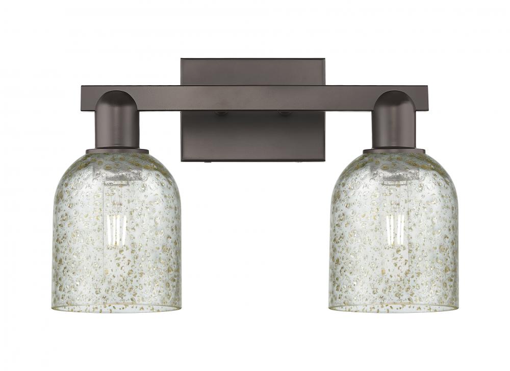 Caledonia - 2 Light - 16 inch - Oil Rubbed Bronze - Bath Vanity Light