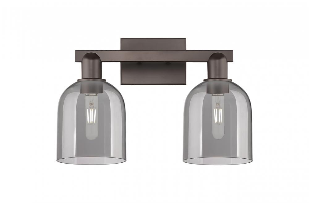 Bella - 2 Light - 17 inch - Oil Rubbed Bronze - Bath Vanity Light
