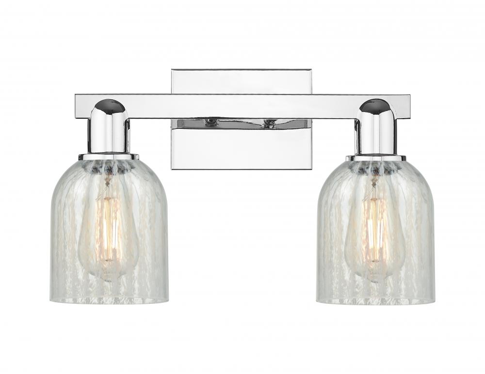 Caledonia - 2 Light - 16 inch - Polished Chrome - Bath Vanity Light
