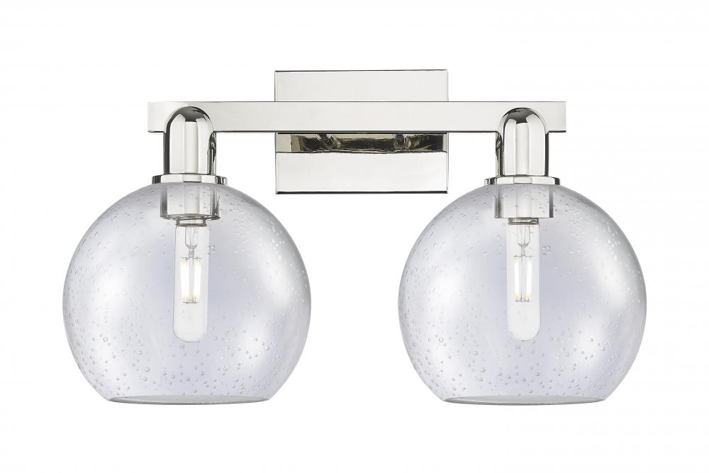 Athens - 2 Light - 19 inch - Polished Nickel - Bath Vanity Light