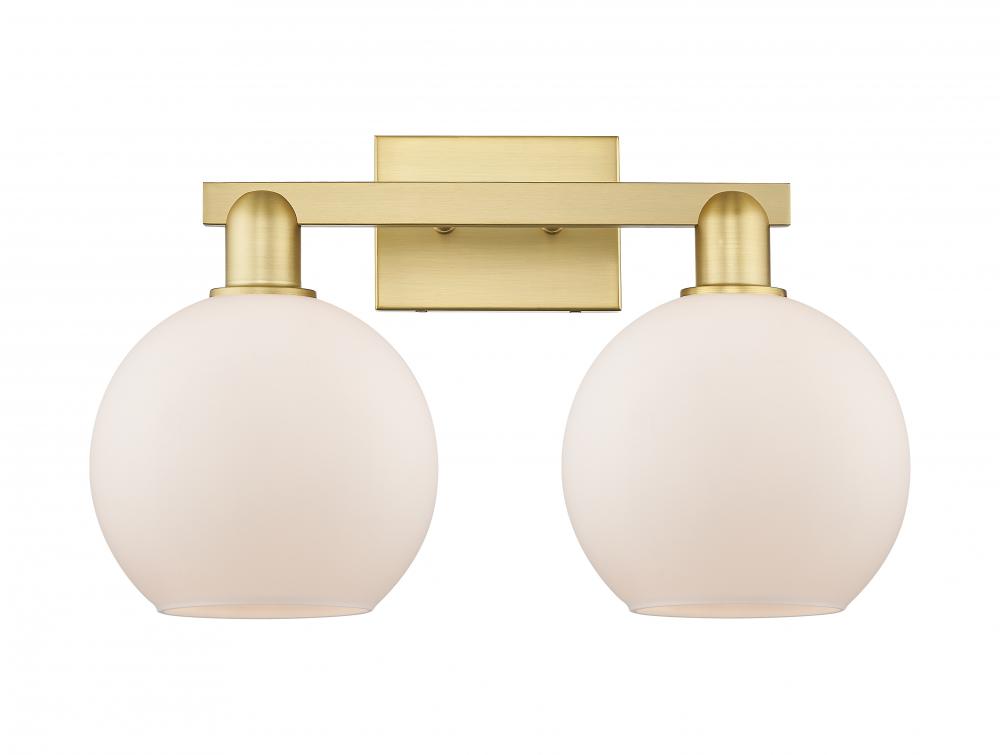 Athens - 2 Light - 19 inch - Satin Gold - Bath Vanity Light