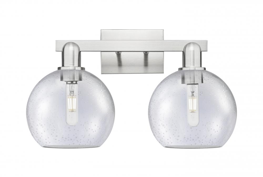 Athens - 2 Light - 19 inch - Brushed Satin Nickel - Bath Vanity Light