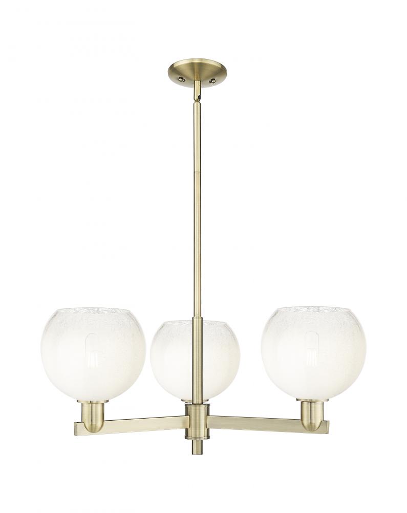 Brookhaven Globe - 3 Light - 18 inch - Antique Brass - Pendant