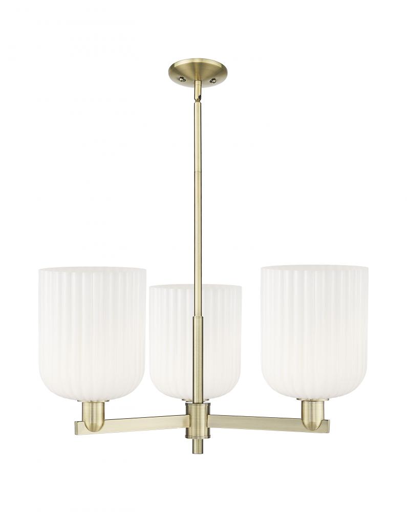 Bridal Veil - 3 Light - 30 inch - Antique Brass - Pendant