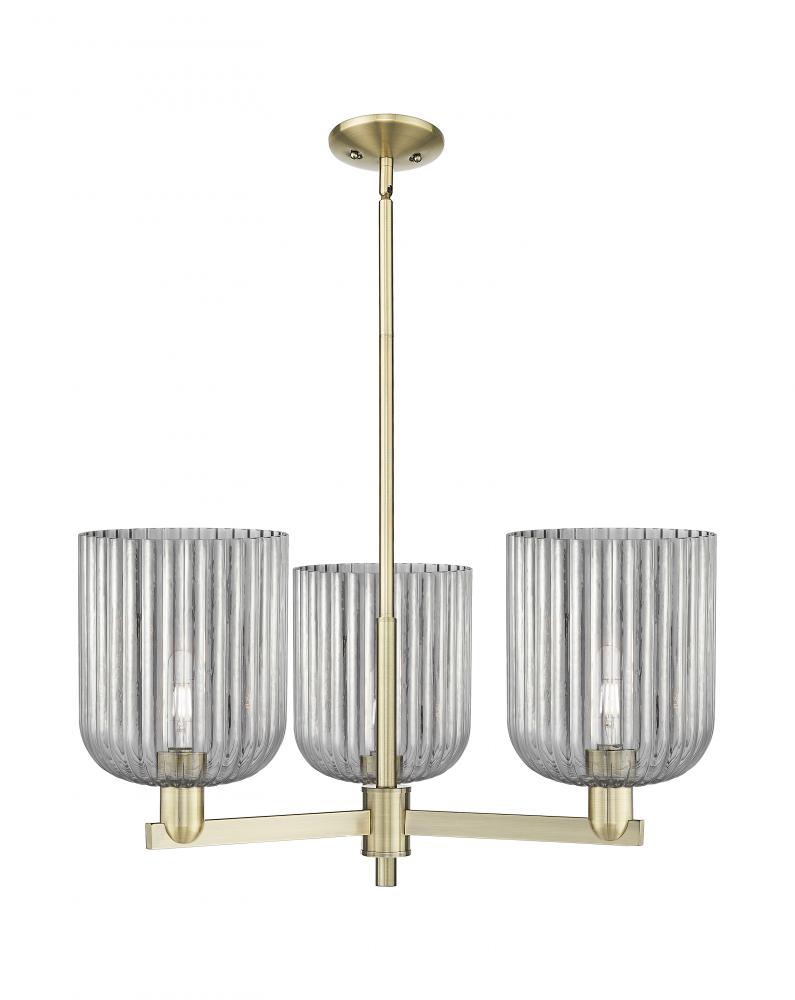 Bridal Veil - 3 Light - 30 inch - Antique Brass - Pendant