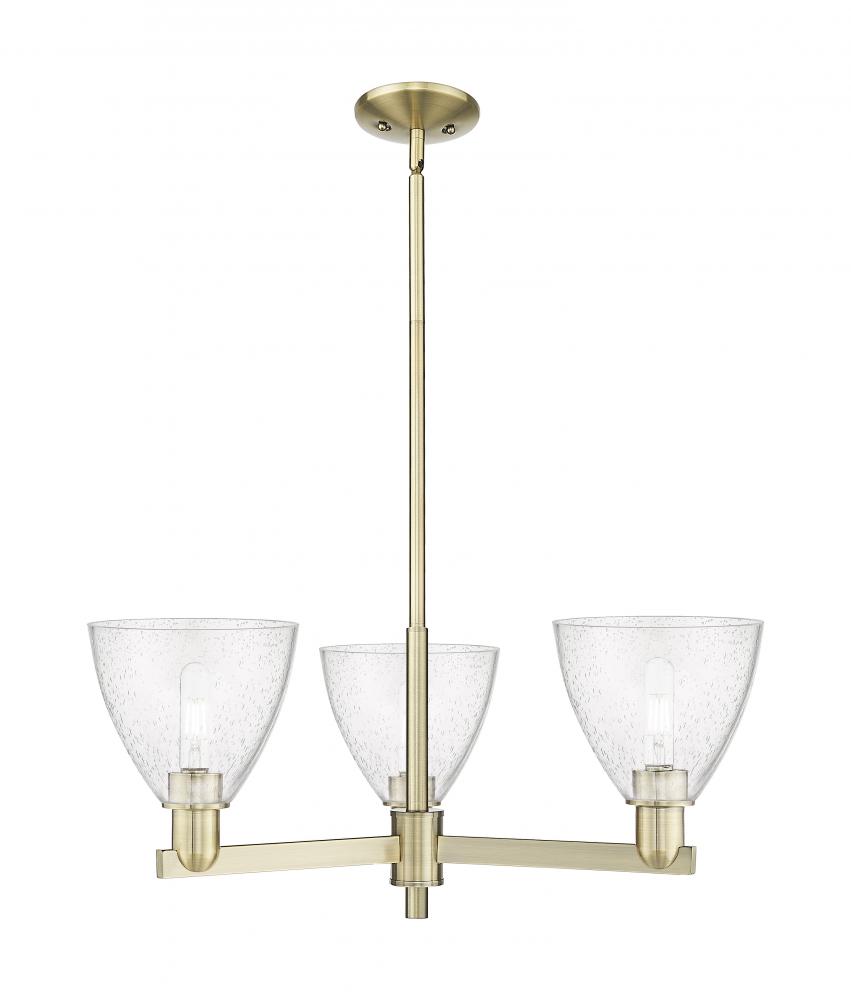Bristol - 3 Light - 29 inch - Antique Brass - Stem hung - Pendant