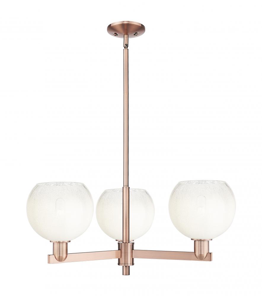 Brookhaven Globe - 3 Light - 18 inch - Antique Copper - Pendant