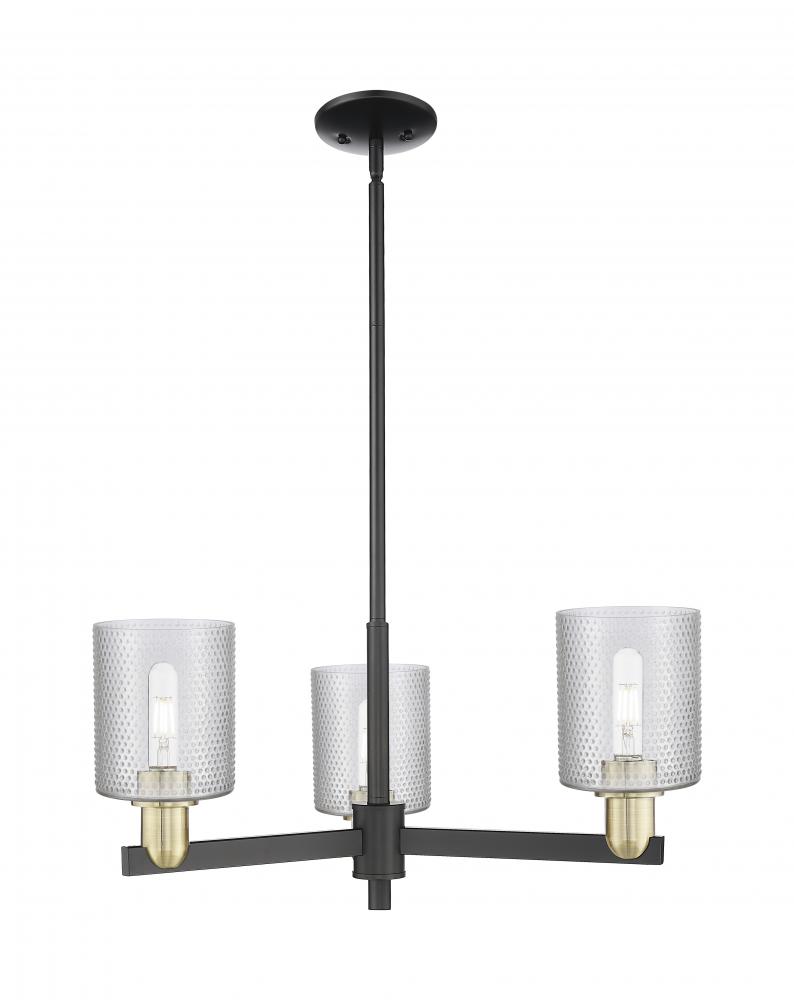 Cobbleskill - 3 Light - 27 inch - Black Antique Brass - Stem hung - Pendant